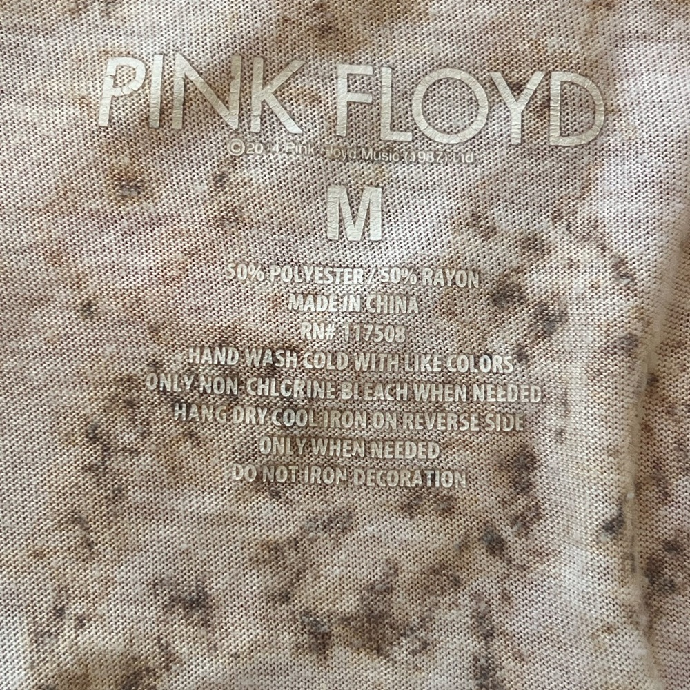 Pink Floyd Cream Graphic Tank Top - Picture 4 of 4
